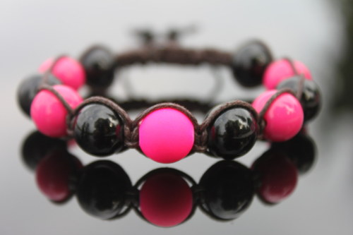 Koulení.. Náramek makramé/shamballa — foto 3