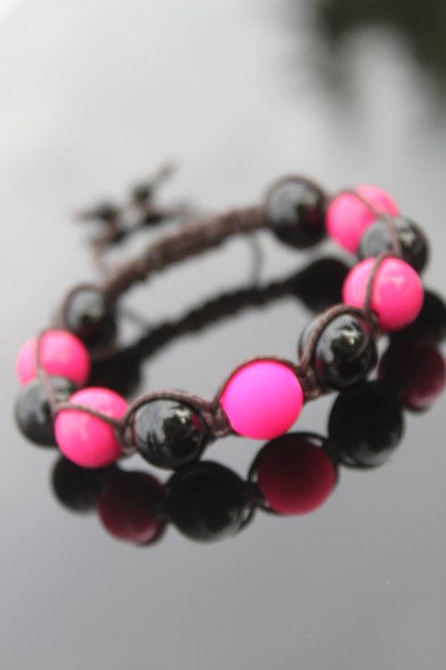 Koulení.. Náramek makramé/shamballa — foto 5