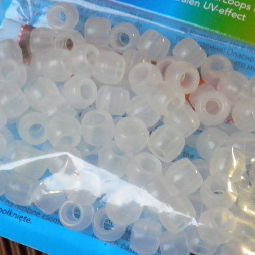 Rubber Loops - perly s UV efektem - 500 ks — foto 2