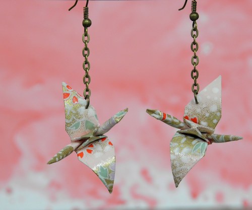 Už letím - origami náušnice — foto 2