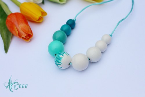 Turquoise fire - náhrdelník — foto 4