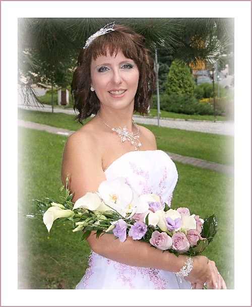 Sada náramek a náušnice s čirými korálky — foto 4