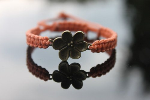 Náramek makramé/shamballa — foto 2