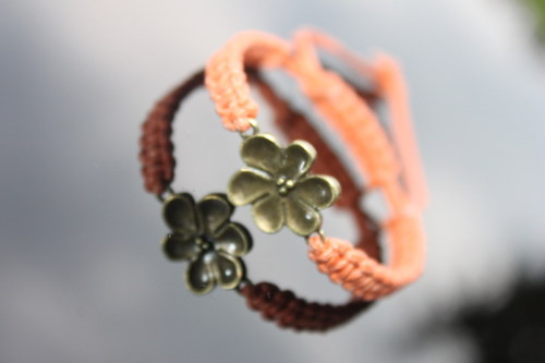 Náramek makramé/shamballa — foto 3