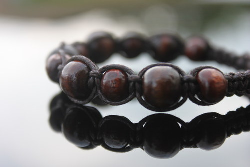 Blíž k přírodě.. Náramek shamballa/makramé — foto 2