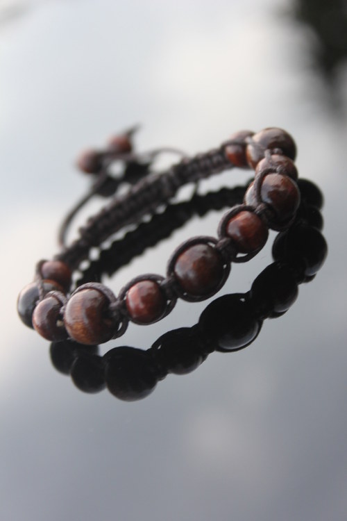 Blíž k přírodě.. Náramek shamballa/makramé — foto 4