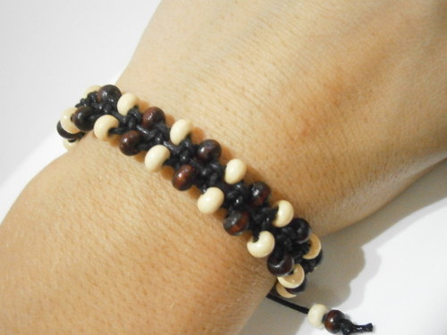 Shamballa náramek "dřevěný" — foto 2