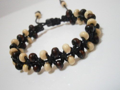 Shamballa náramek "dřevěný" — foto 4