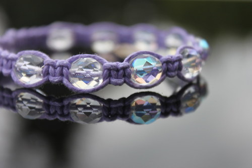 Náramek makramé/shamballa — foto 4