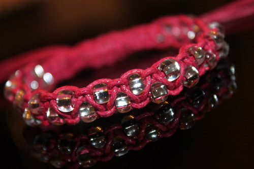S vášní.. Náramek makramé/shamballa — foto 6