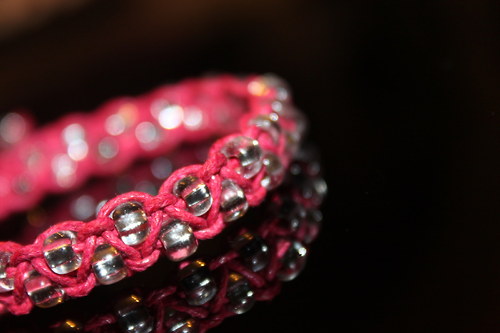 S vášní.. Náramek makramé/shamballa — foto 5