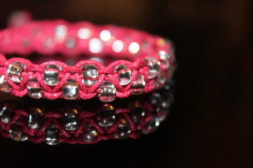 S vášní.. Náramek makramé/shamballa — foto 2