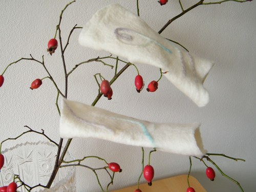 Srdce nebeské - bezprstové rukavice — foto 3
