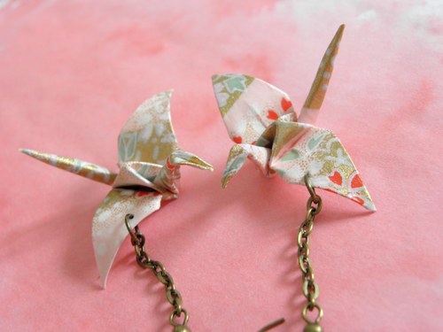 Už letím - origami náušnice — foto 4