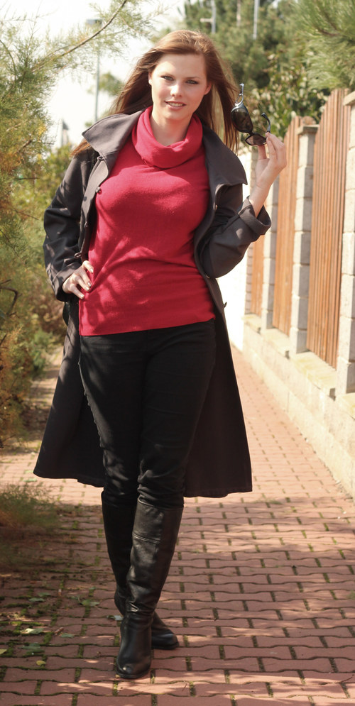 Šedý kardigan — foto 4