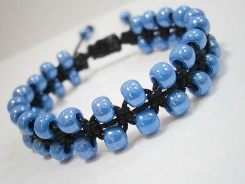 Modrá elegance (Shamballa náramek) — foto 2