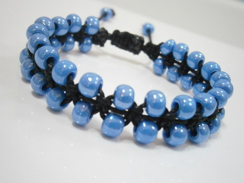 Modrá elegance (Shamballa náramek) — foto 3