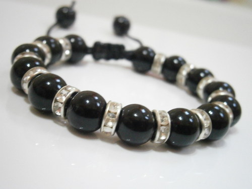 Elegance ve stylu shamballa (černý/stříbrný) — foto 3