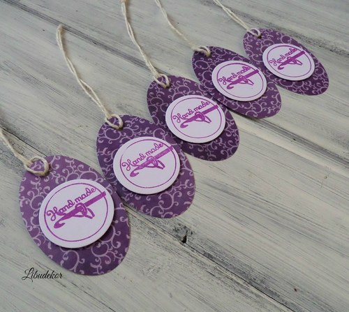 Papírové hand made visačky 5. — foto 3