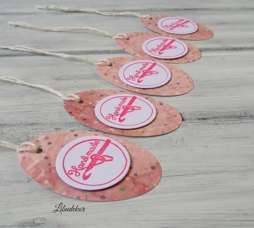 Papírové hand made visačky 6. — foto 3