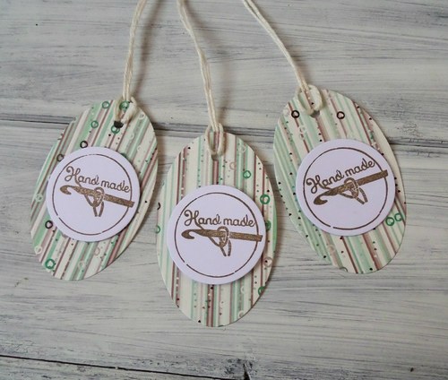 Papírové hand made visačky 7. — foto 2