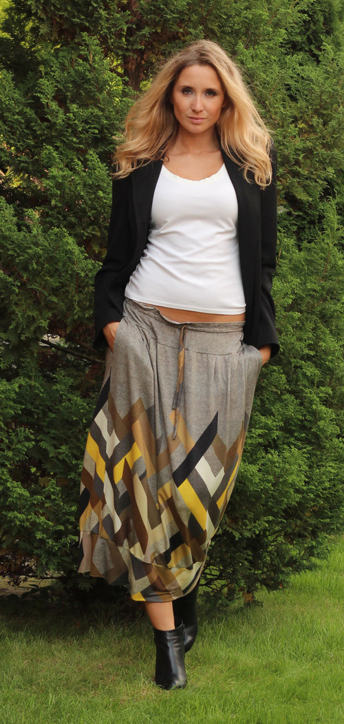 Dlouhá balonová sukně — foto 2