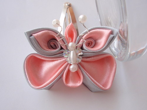 Sponka silver pink — foto 3