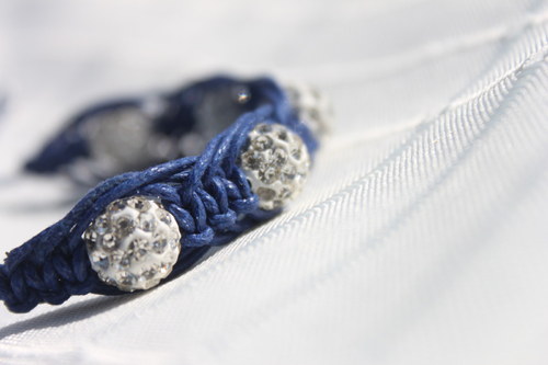 Shamballa/macramé náramek "Arachne" — foto 2