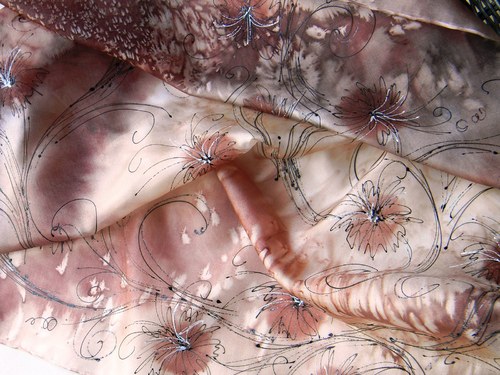 Zahrada / šátek 75 x 75 cm/ — foto 2