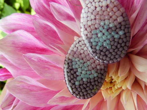 Lila loveliness - visací náušnice — foto 5