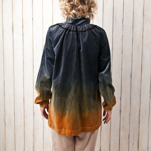 Sametová parka - vel. L — foto 6