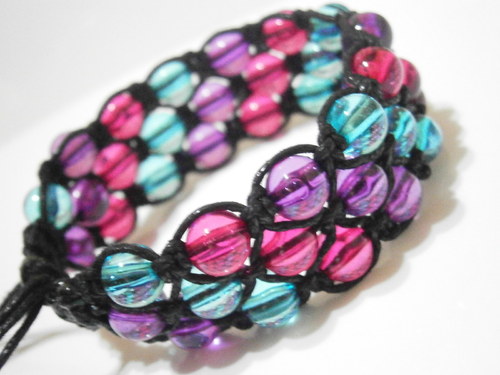 Shamballa náramek trojitý — foto 2