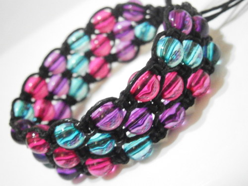 Shamballa náramek trojitý — foto 3