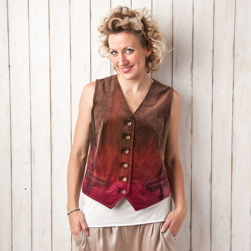 Sametová vestička "classic" - vel. L — foto 2
