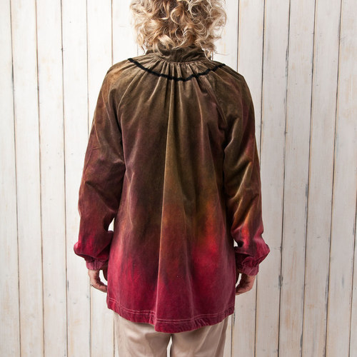 Sametová parka - vel. L — foto 6