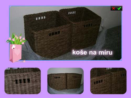 Tmavé košíky na přání.... — foto 3