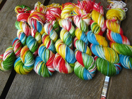 100% merino "Barevný strakouš" — foto 2