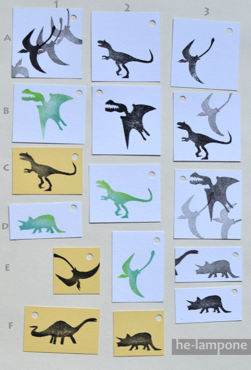 Dinosauří cedulky na dárky — foto 2