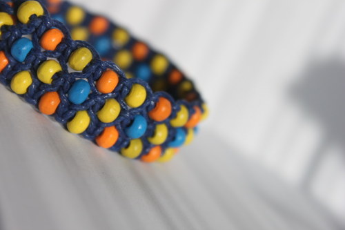 Náramek trojitý / Triple shamballa — foto 3