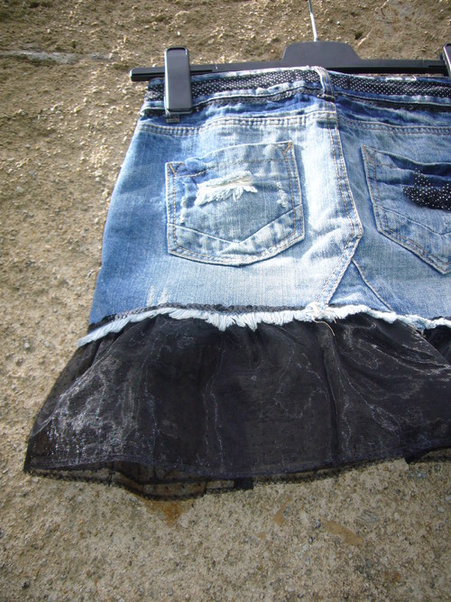 Denim suknice - Puntík No. 4 - Black — foto 4