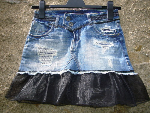 Denim suknice - Puntík No. 4 - Black — foto 6
