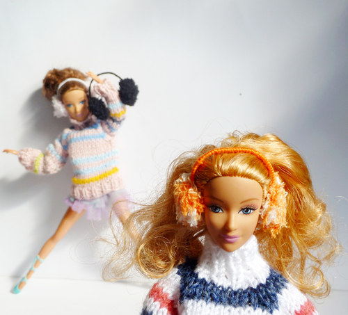 Oranžové klapky pro Barbie — foto 2