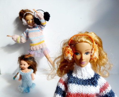 Oranžové klapky pro Barbie — foto 3