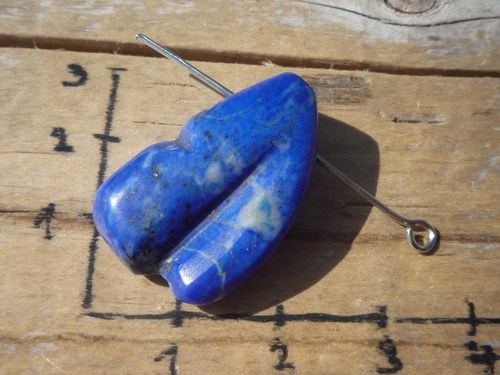Vrtaný lapis lazuli B3225 — foto 2