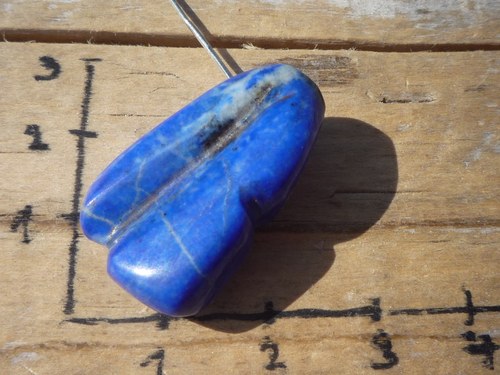 Vrtaný lapis lazuli B3225 — foto 3