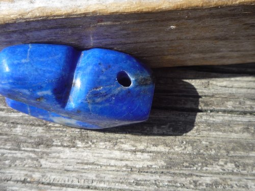 Vrtaný lapis lazuli B3225 — foto 4