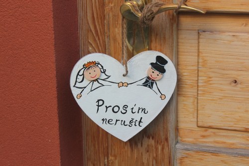 Cedulka na kliku NOVOMANŽELŮ — foto 2