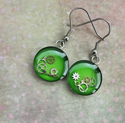 Earings /green/ — foto 2
