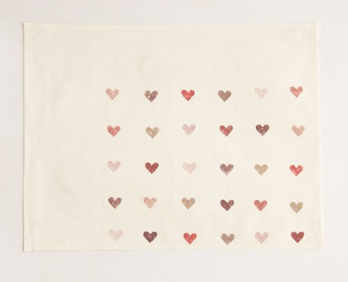 Ubrus,ubrousek- srdíčka — foto 6