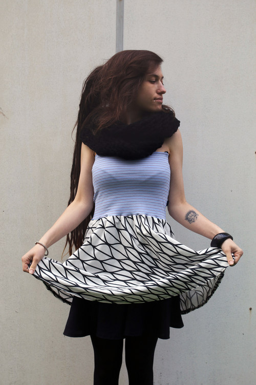 Šaty stripes 2 v 1 — foto 6